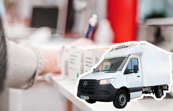Mercedes-Benz kølevarevogn med aktiv temperaturkontrol